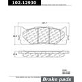 Centric Parts CTEK Brake Pads, 102.12930 102.12930
